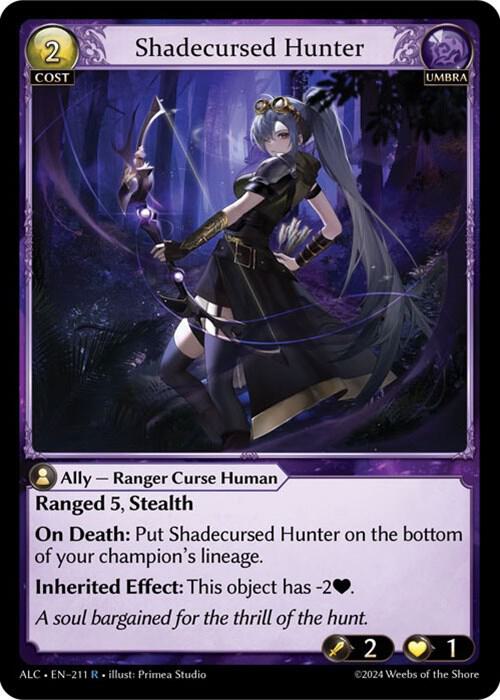 Shadecursed Hunter - Alchemical Revolution - 211 - - NM