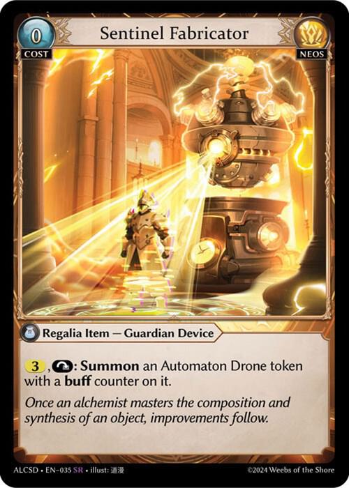 Sentinel Fabricator - Alchemical Revolution Starter Decks - 035 - - NM