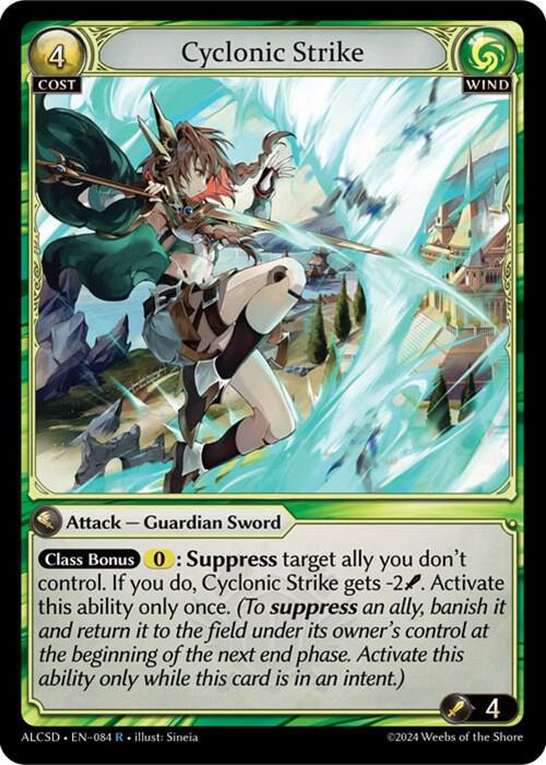 Cyclonic Strike - Alchemical Revolution Starter Decks - 084 - - NM