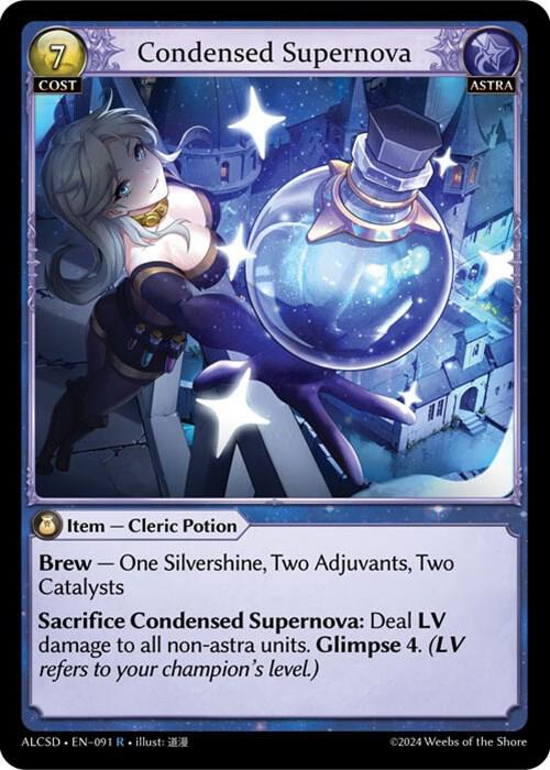Condensed Supernova - Alchemical Revolution Starter Decks - 091 - - NM