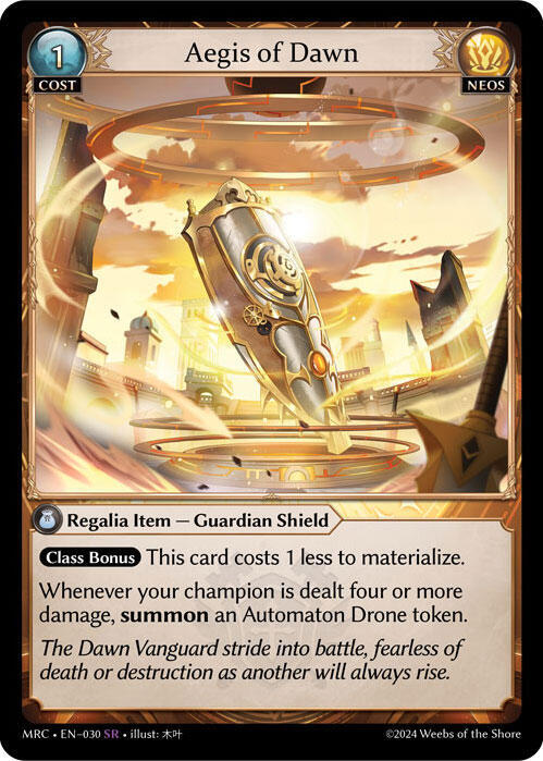 Aegis of Dawn - Mercurial Heart - 030 - Foil - NM