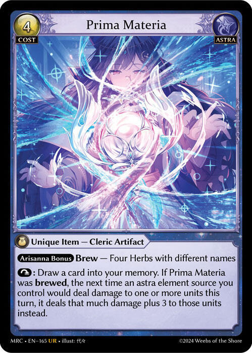 Prima Materia - Mercurial Heart - 165 - - NM
