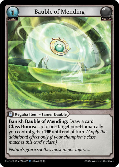 Bauble of Mending - Silvie Re:Collection, Slime Sovereign - 005 - - NM