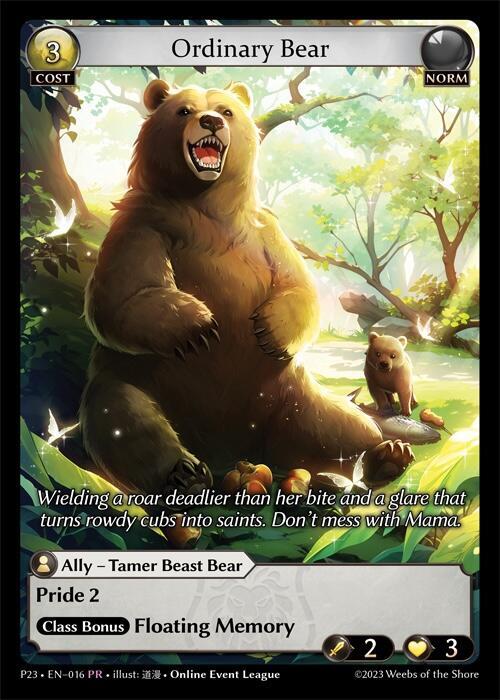 Ordinary Bear - Promotional Cards - 016 - - NM