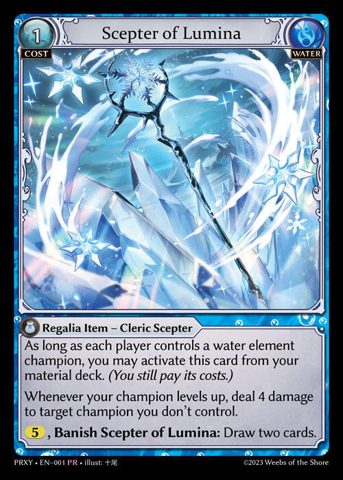 Scepter of Lumina - Proxia's Vault - 001 - - NM