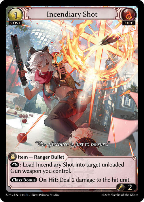 Incendiary Shot - Supporter Pack 2 - 014 - - NM