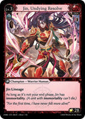 Jin, Undying Resolve - Mortal Ambition - 006 - Foil - NM