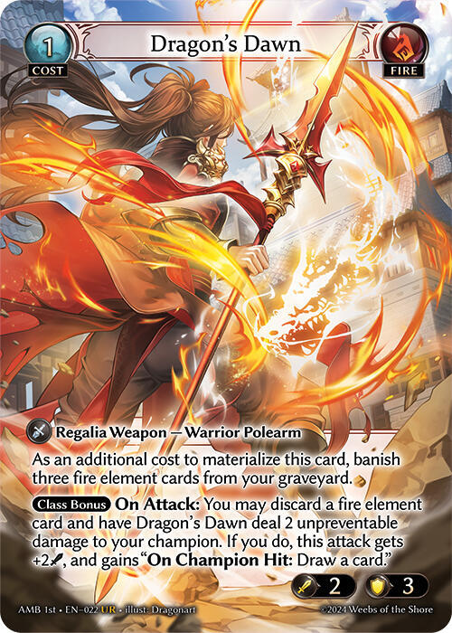 Dragon's Dawn - Mortal Ambition - 022 - - NM
