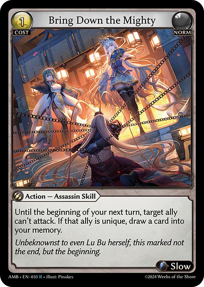 Bring Down the Mighty - Mortal Ambition - 033 - - NM