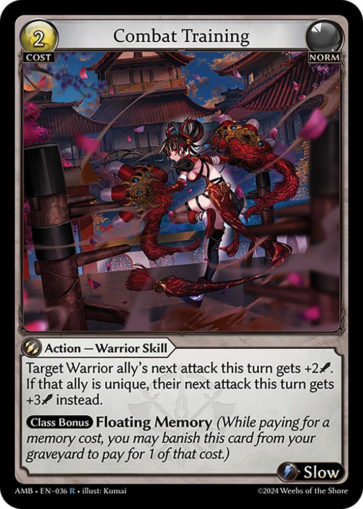 Combat Training - Mortal Ambition - 036 - - NM