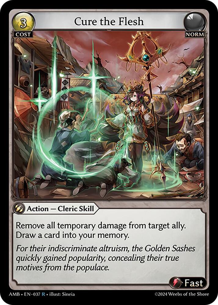 Cure the Flesh - Mortal Ambition - 037 - - NM