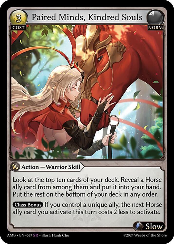 Paired Minds, Kindred Souls - Mortal Ambition - 067 - - NM