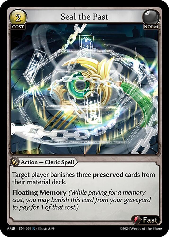 Seal the Past - Mortal Ambition - 076 - - NM