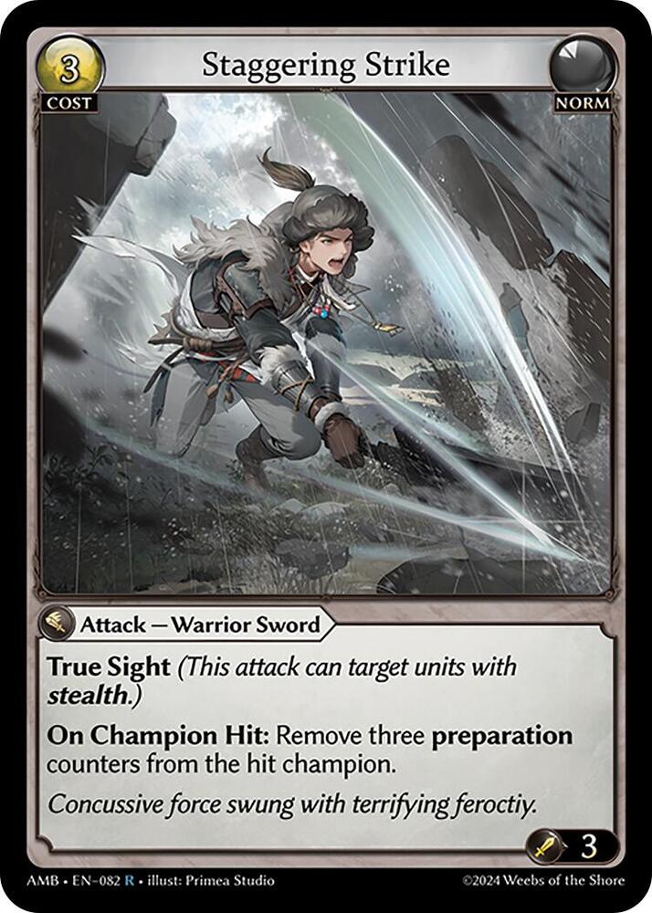 Staggering Strike - Mortal Ambition - 082 - - NM