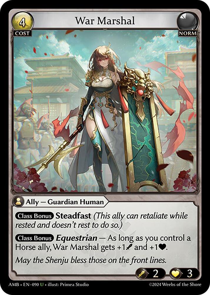 War Marshal - Mortal Ambition - 090 - Foil - NM