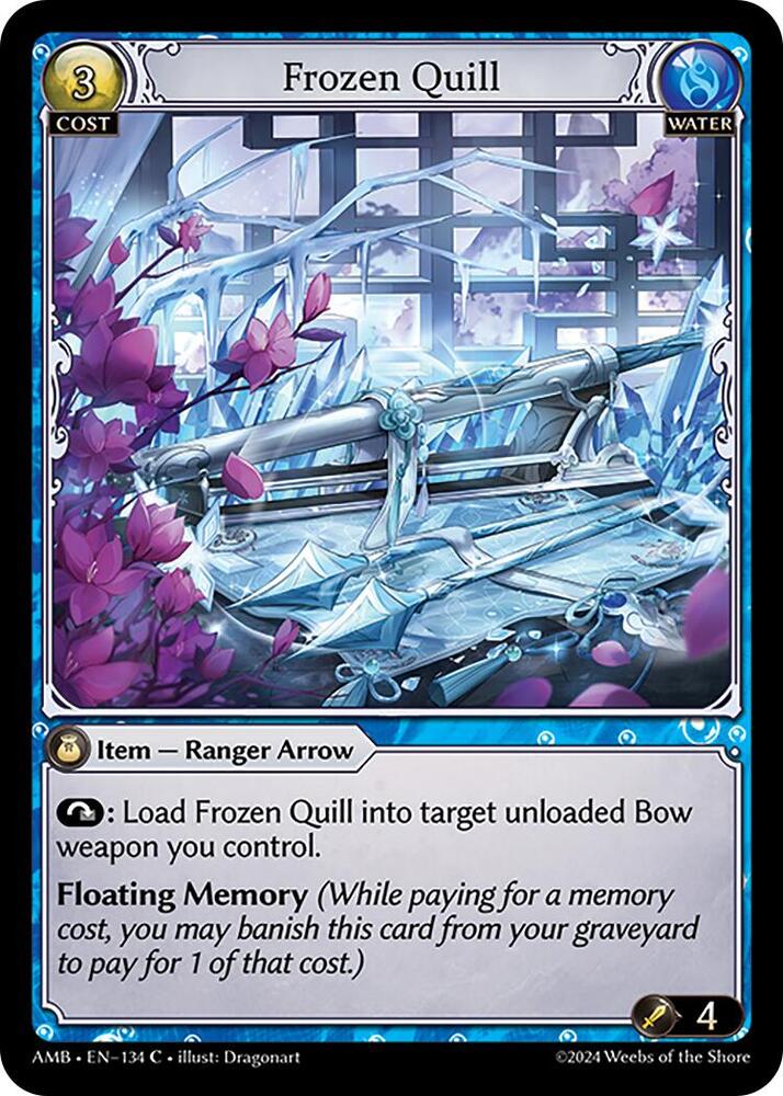 Frozen Quill - Mortal Ambition - 134 - Foil - NM