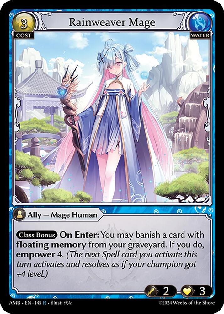 Rainweaver Mage - Mortal Ambition - 145 - - NM
