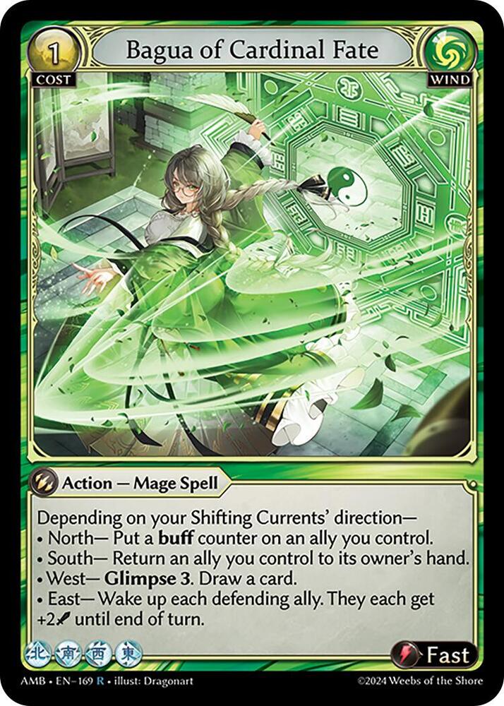 Bagua of Cardinal Fate - Mortal Ambition - 169 - - NM