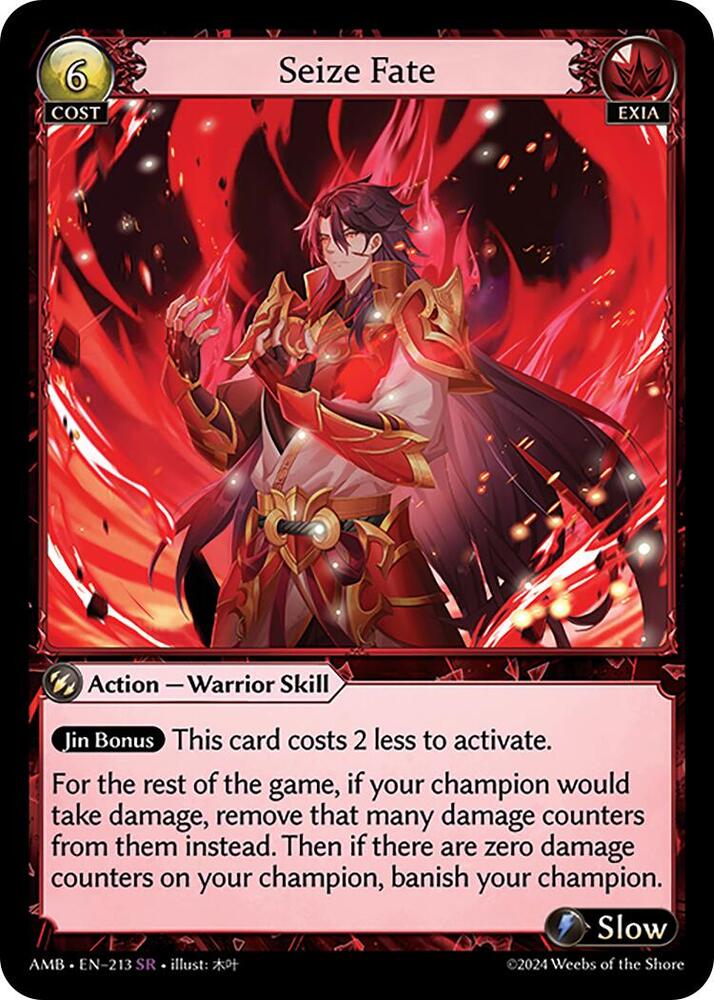 Seize Fate - Mortal Ambition - 213 - - NM
