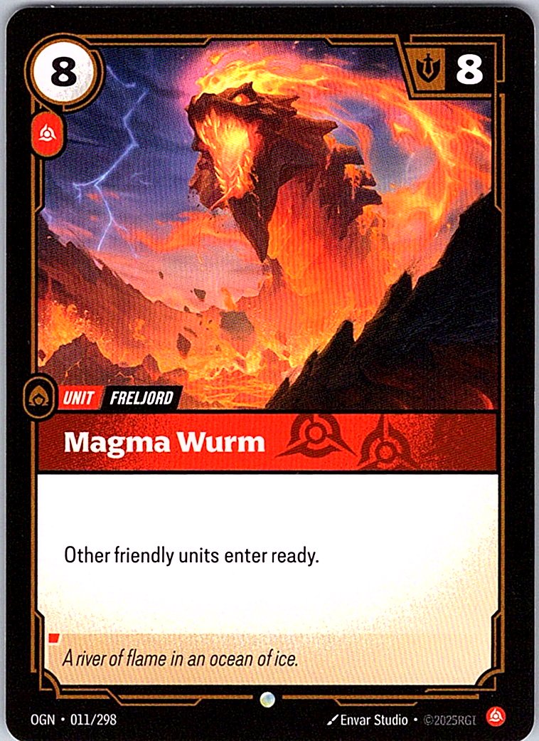 Magma Wurm - Origins - 011/298 - - NM