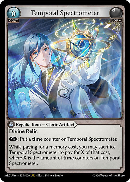 Temporal Spectrometer - Alchemical Revolution Alter Edition - 029 - - NM