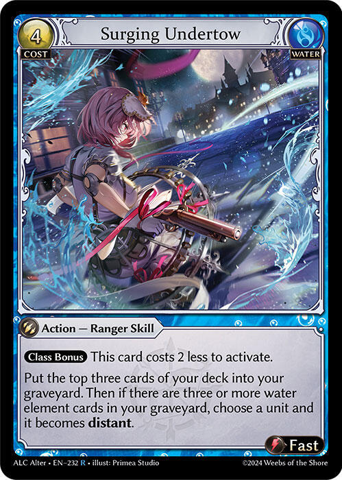 Surging Undertow - Alchemical Revolution Alter Edition - 232 - - NM