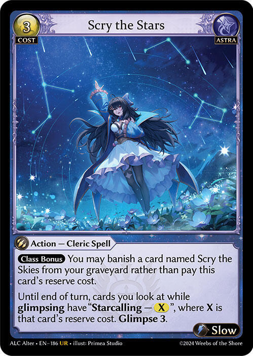 Scry the Stars - Alchemical Revolution Alter Edition - 186 - - NM