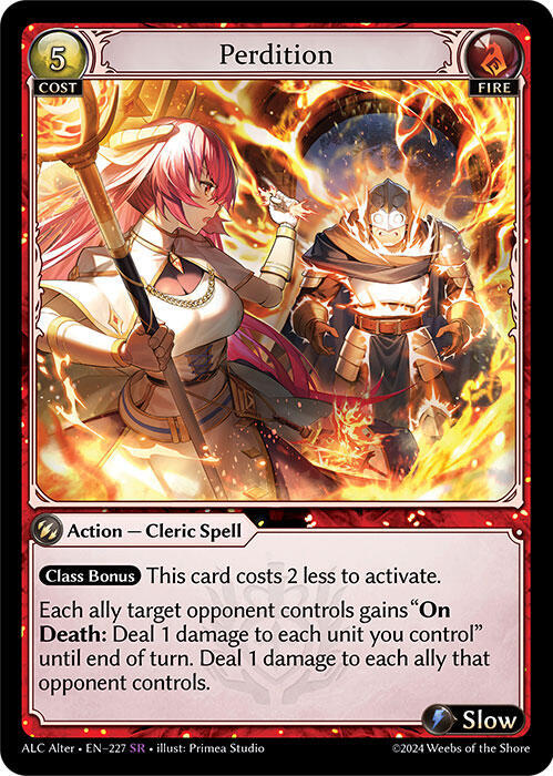 Perdition - Alchemical Revolution Alter Edition - 227 - - NM