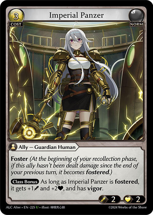 Imperial Panzer - Alchemical Revolution Alter Edition - 225 - Foil - NM