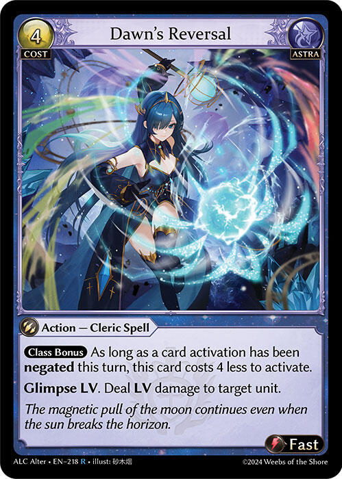 Dawn's Reversal - Alchemical Revolution Alter Edition - 218 - - NM