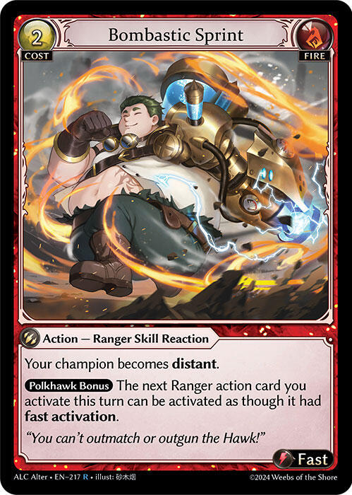 Bombastic Sprint - Alchemical Revolution Alter Edition - 217 - - NM