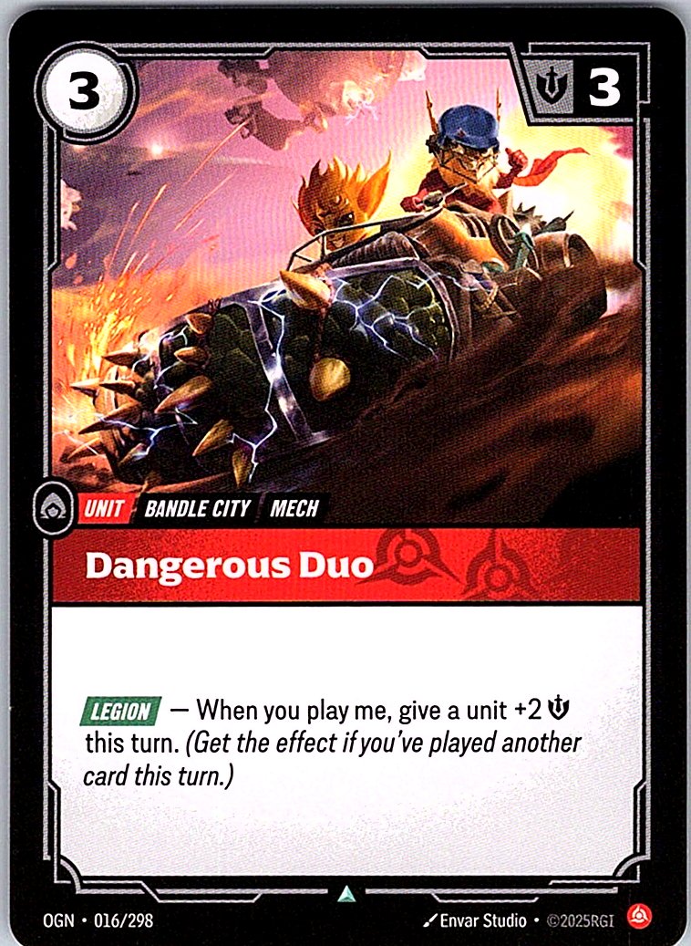 Dangerous Duo - Origins - 016/298 - - NM