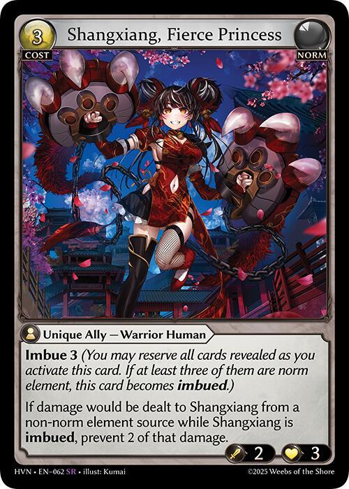 Shangxiang, Fierce Princess - Abyssal Heaven - 062 - - NM