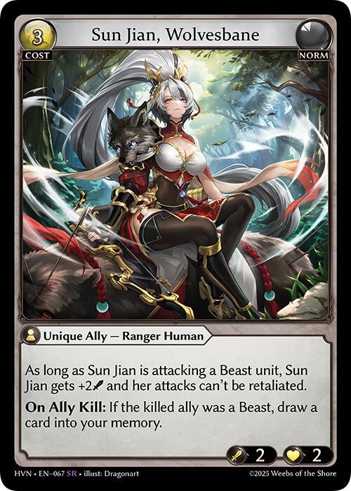 Sun Jian, Wolvesbane - Abyssal Heaven - 067 - - NM