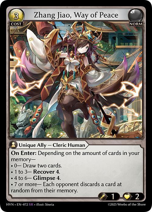 Zhang Jiao, Way of Peace - Abyssal Heaven - 072 - - NM
