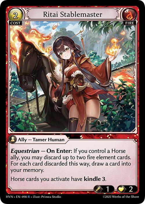 Ritai Stablemaster - Abyssal Heaven - 098 - - NM