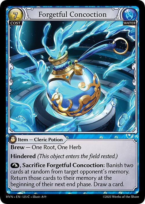 Forgetful Concoction - Abyssal Heaven - 125 - Foil - NM