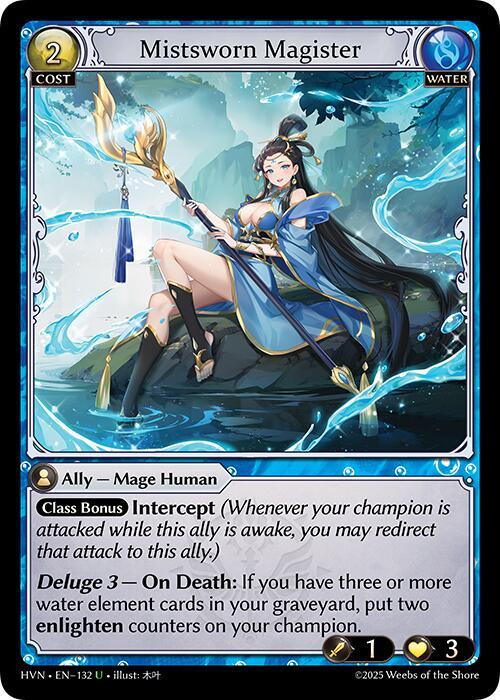 Mistsworn Magister - Abyssal Heaven - 132 - Foil - NM