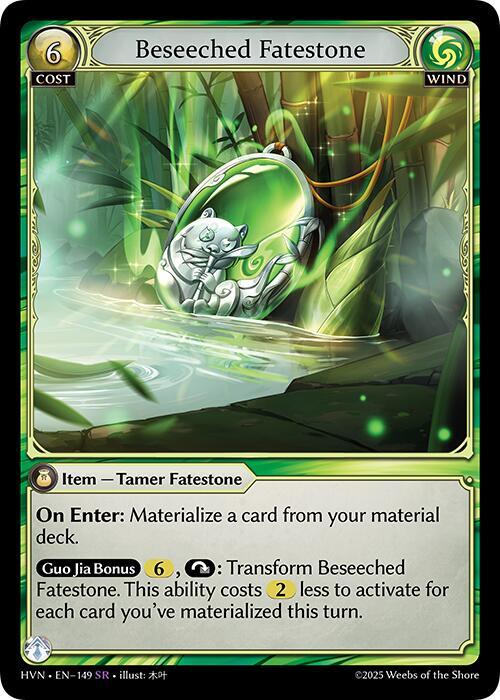 Beseeched Fatestone // Daunting Panda - Abyssal Heaven - 149 - - NM