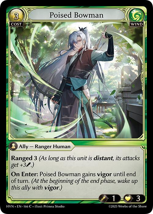 Poised Bowman - Abyssal Heaven - 166 - Foil - NM