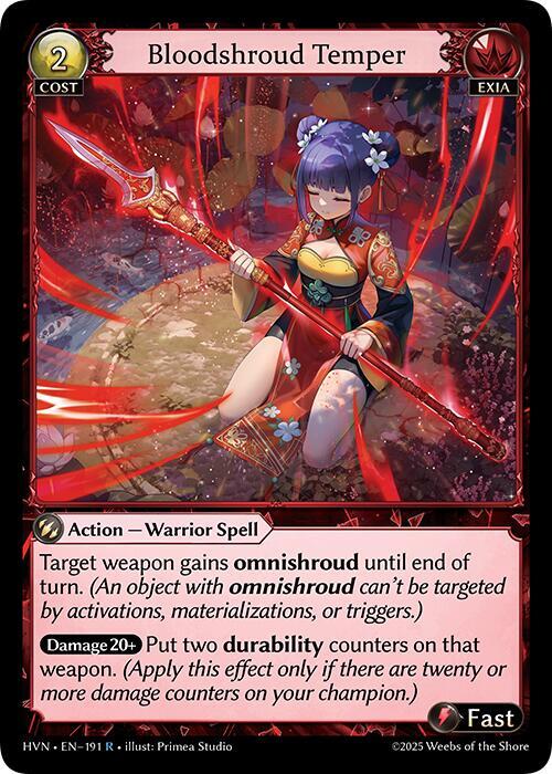 Bloodshroud Temper - Abyssal Heaven - 191 - - NM