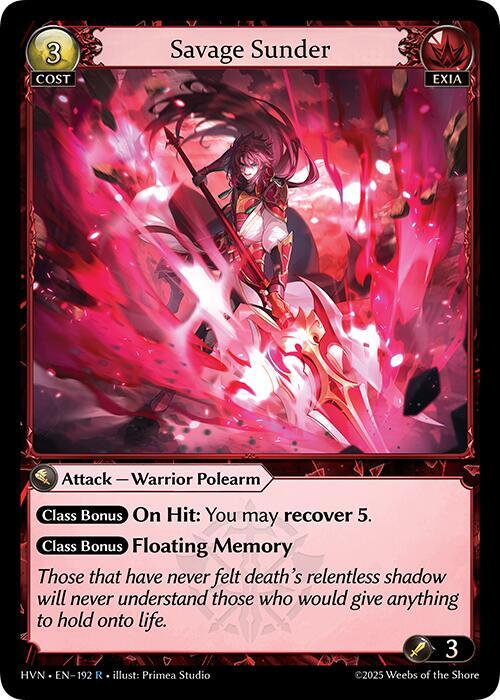 Savage Sunder - Abyssal Heaven - 192 - - NM