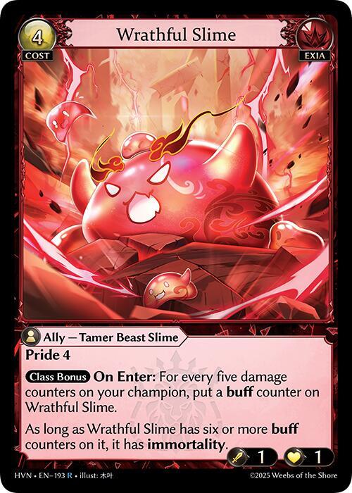 Wrathful Slime - Abyssal Heaven - 193 - - NM