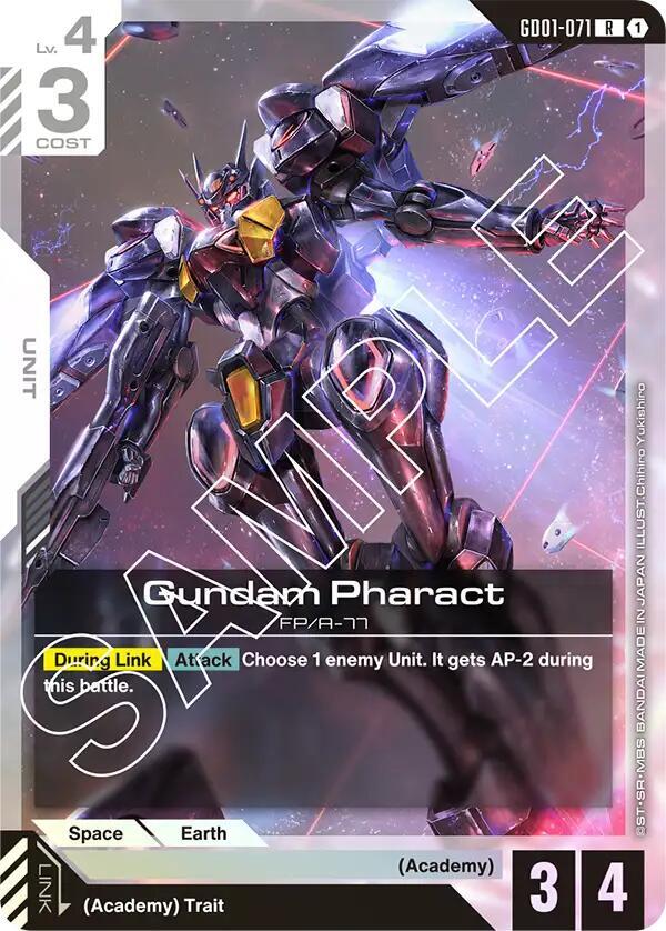 Gundam Pharact - Newtype Rising - GD01-071 - Holo - NM