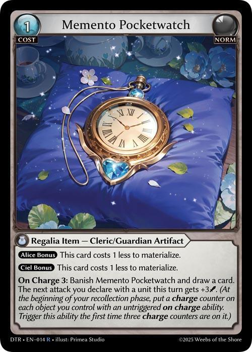 Memento Pocketwatch - Distorted Reflections - 014 - - NM