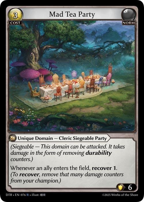 Mad Tea Party - Distorted Reflections - 076 - Foil - NM
