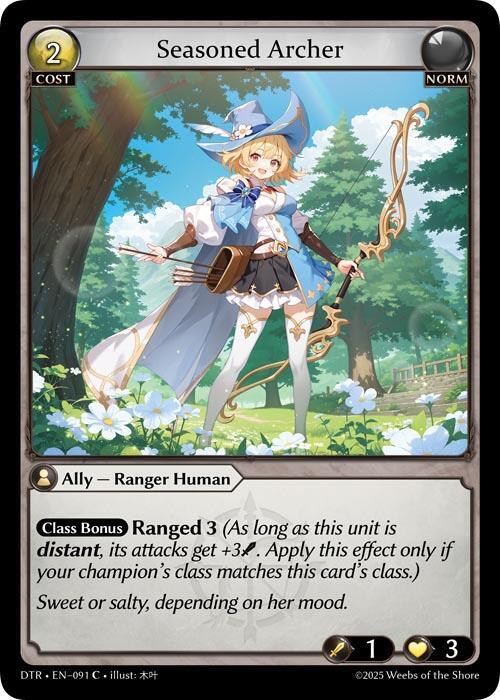 Seasoned Archer - Distorted Reflections - 091 - Foil - NM