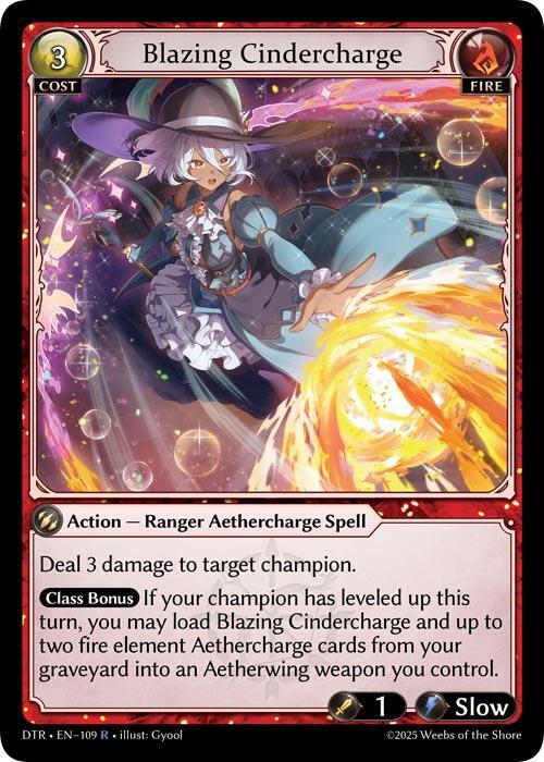 Blazing Cindercharge - Distorted Reflections - 109 - - NM