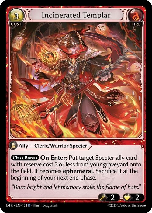 Incinerated Templar - Distorted Reflections - 124 - - NM