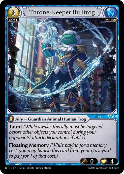 Throne-Keeper Bullfrog - Distorted Reflections - 166 - - NM